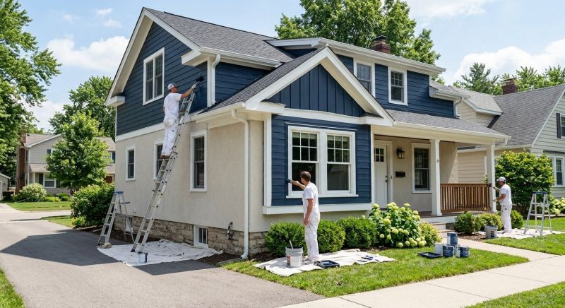 House Exterior Painting project example